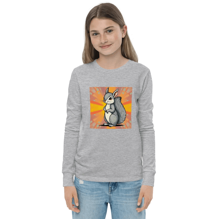 Radiant Squirrel Youth Long Sleeve Tee product image (1)