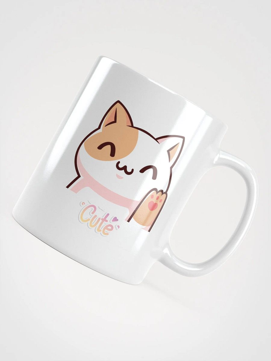 White Glossy Mug product image (4)