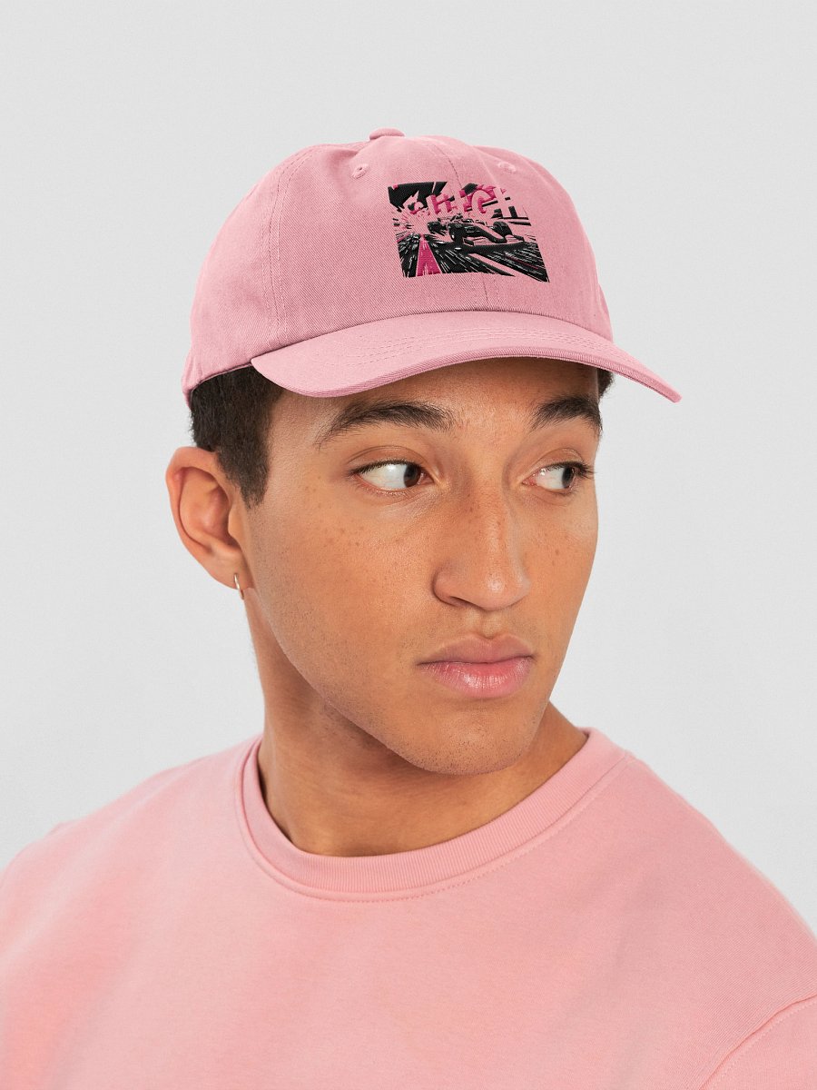 High-Voltage Racing | Glitch-Inspired Art Dad Hat product image (18)