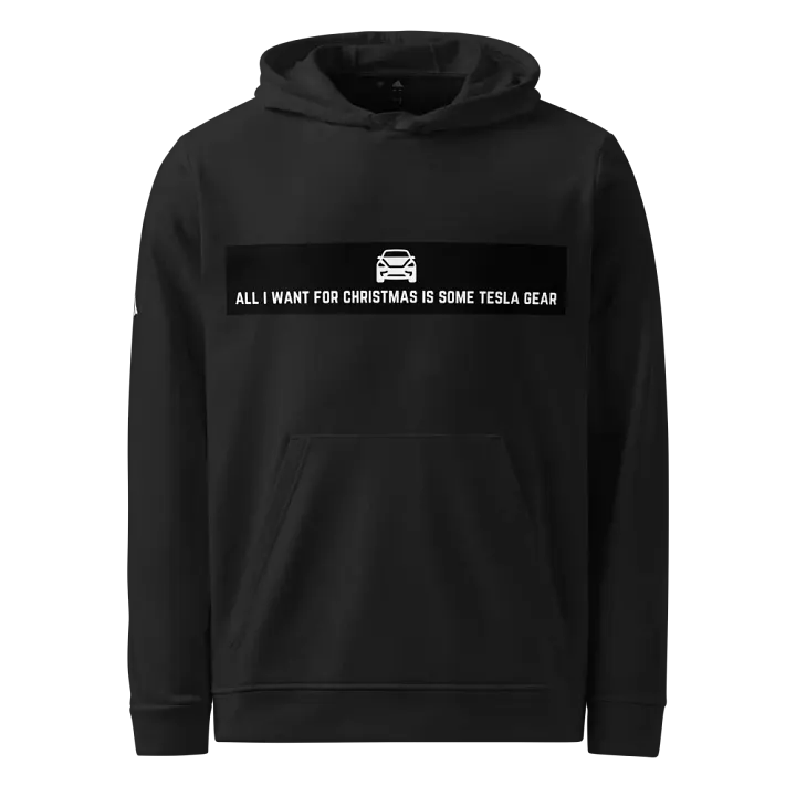 All I Want for Christmas Tesla Adidas Hoodie product image (1)