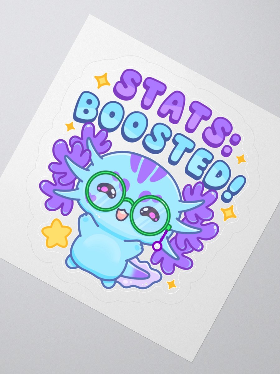 Stats Boosted Sticker product image (6)