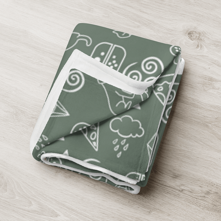 Kuja's favorite blanket (sage green) product image (2)