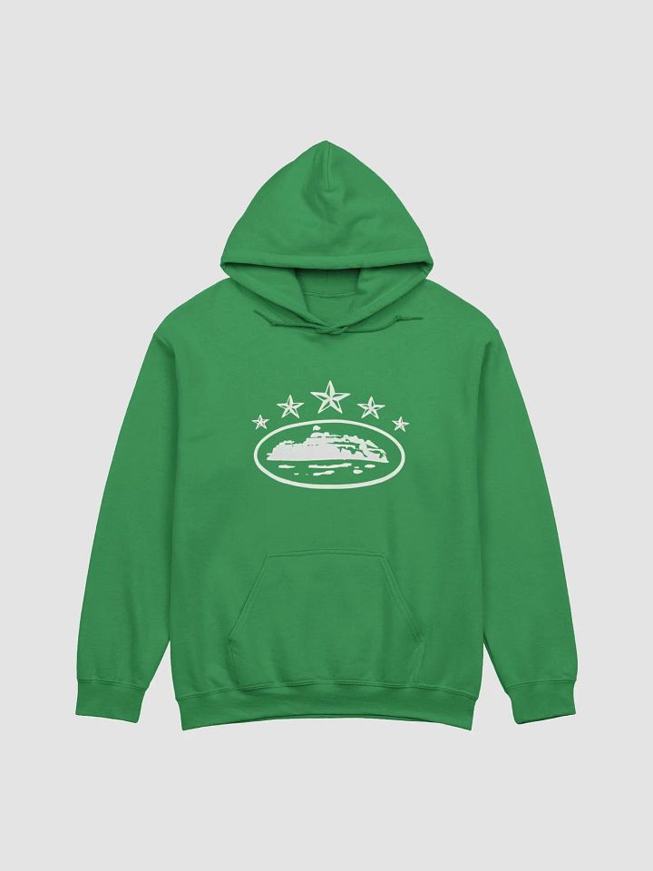 Corteiz 5 Starz Alcatraz Hoodie Green product image (1)