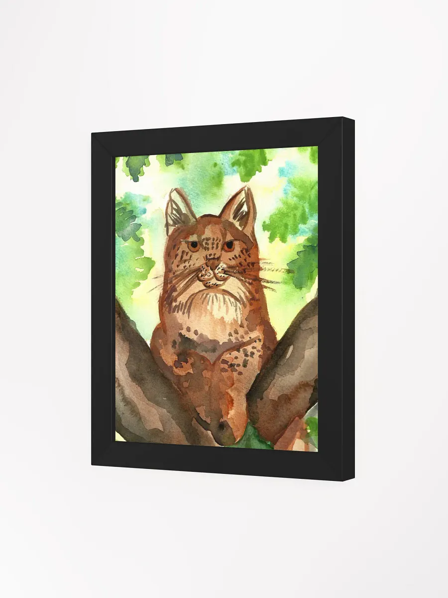 Lynx In A Tree Framed Print product image (9)