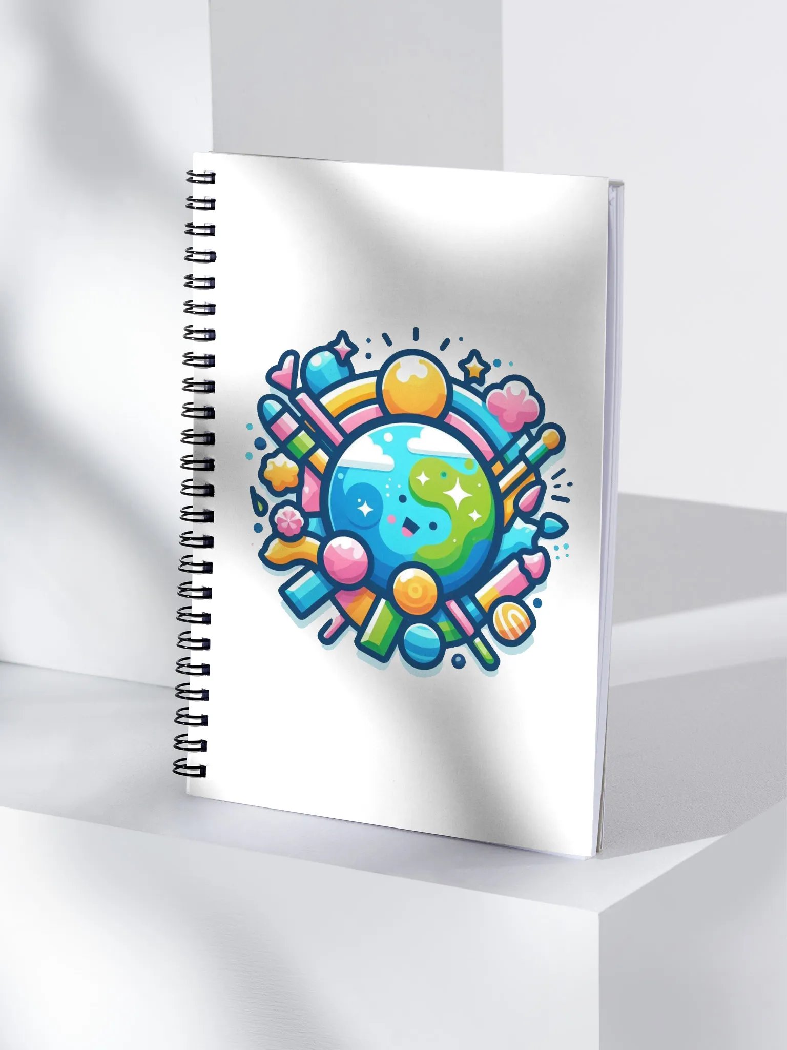 Joyful Earth Spiral Notebook product image (4)