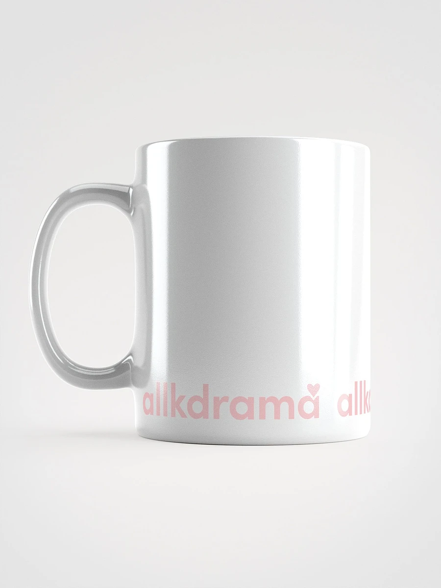 allkdrama Minimalistic White Glossy Mug product image (11)