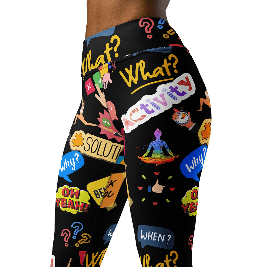 Dynamic Dialogue Printed Leggings product image (4)