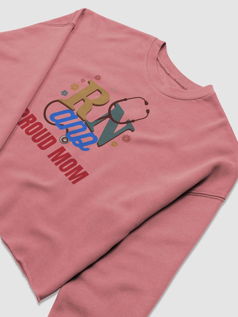 RN and Proud Mom Fleece Crop Sweatshirt product image (41)