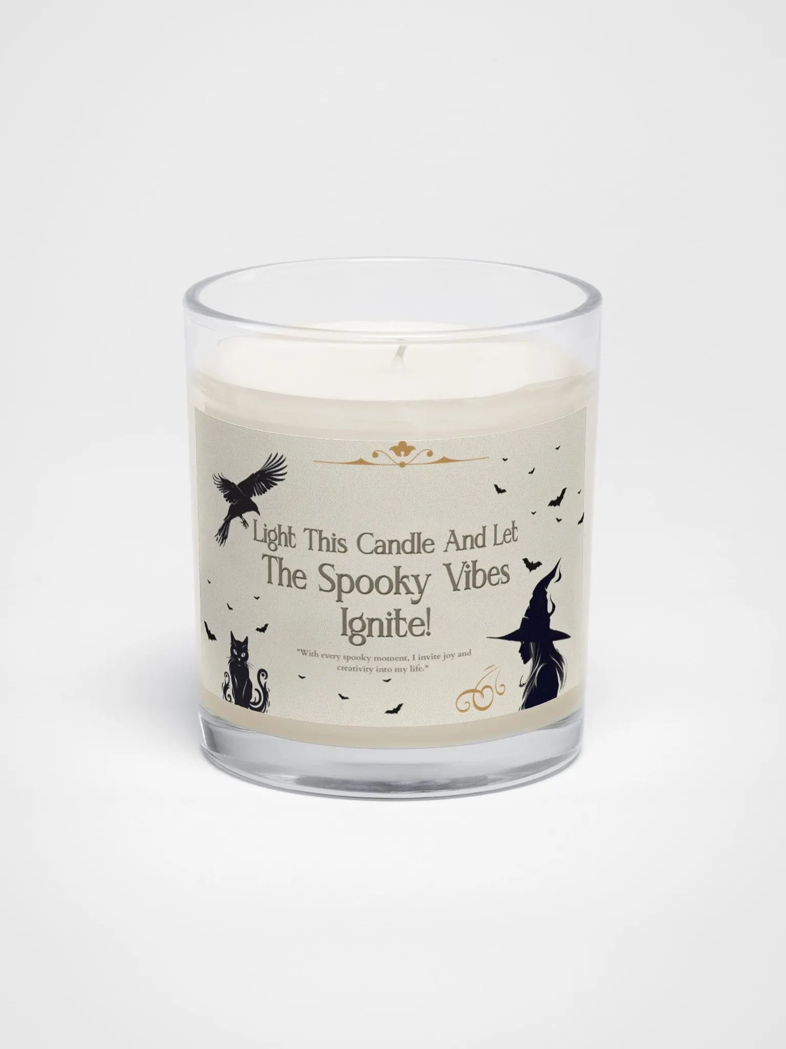Haloween Spooky Affirmation Candle product image (1)