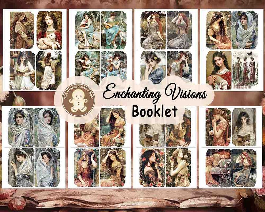 Enchanting Visions Ephemera Booklet Digital Download product image (2)