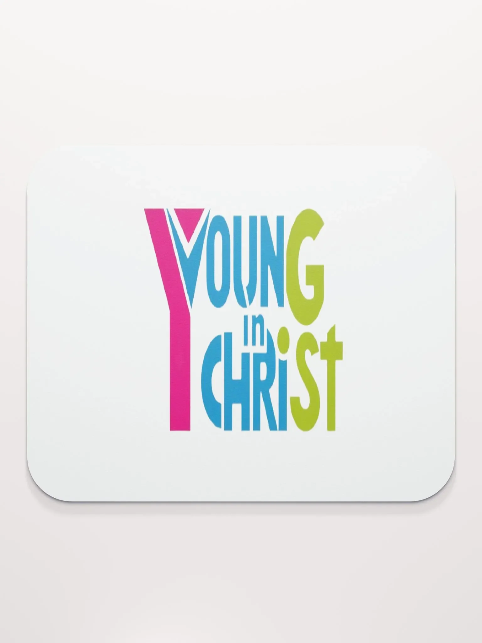 Colorful 'Young in Christ' Mouse Pad product image (2)