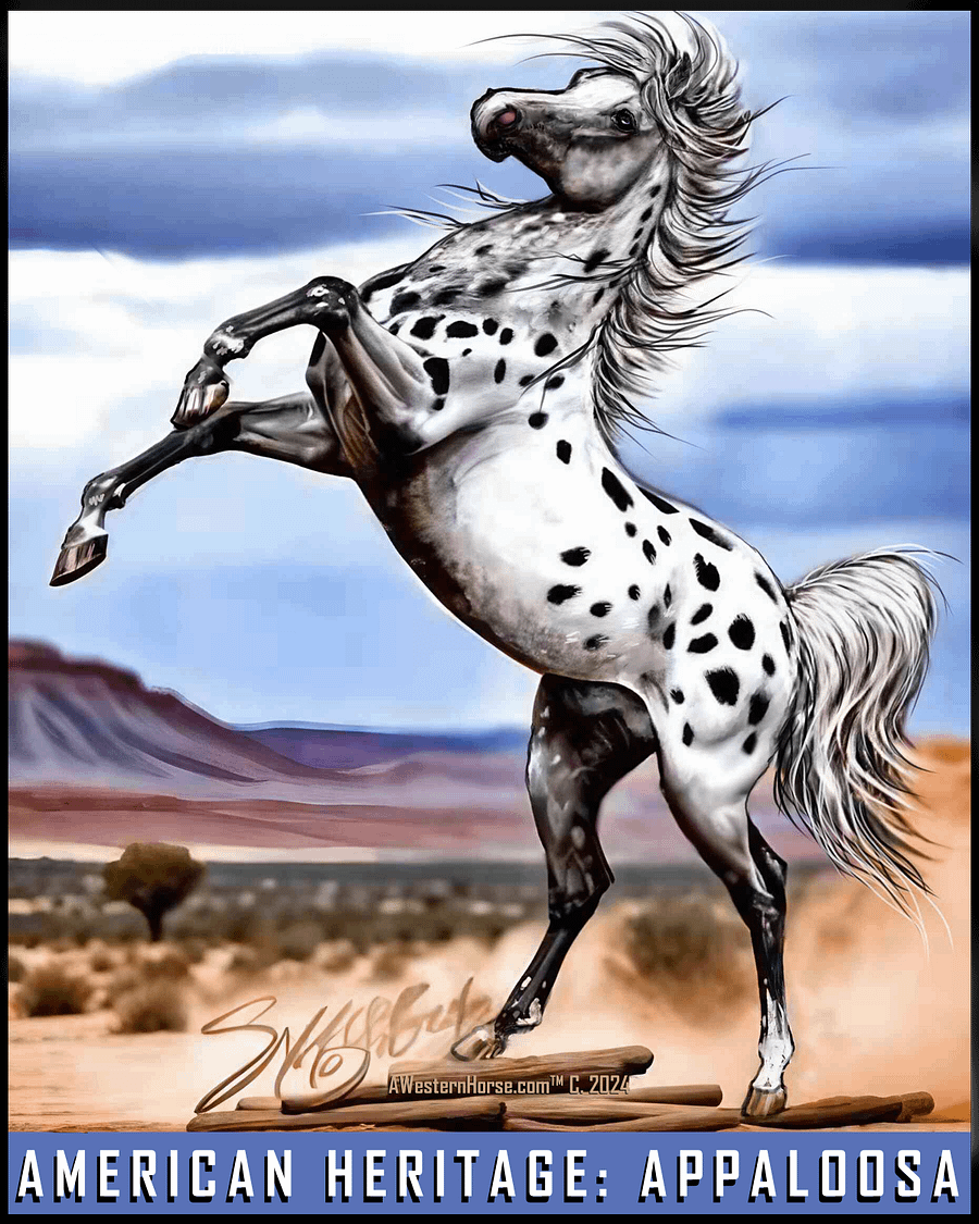 Heritage Horse Appaloosa Bella Tee Shirt product image (112)