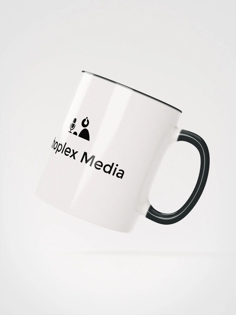 Chemtrails Plane Mug with Colored Handle product image (4)