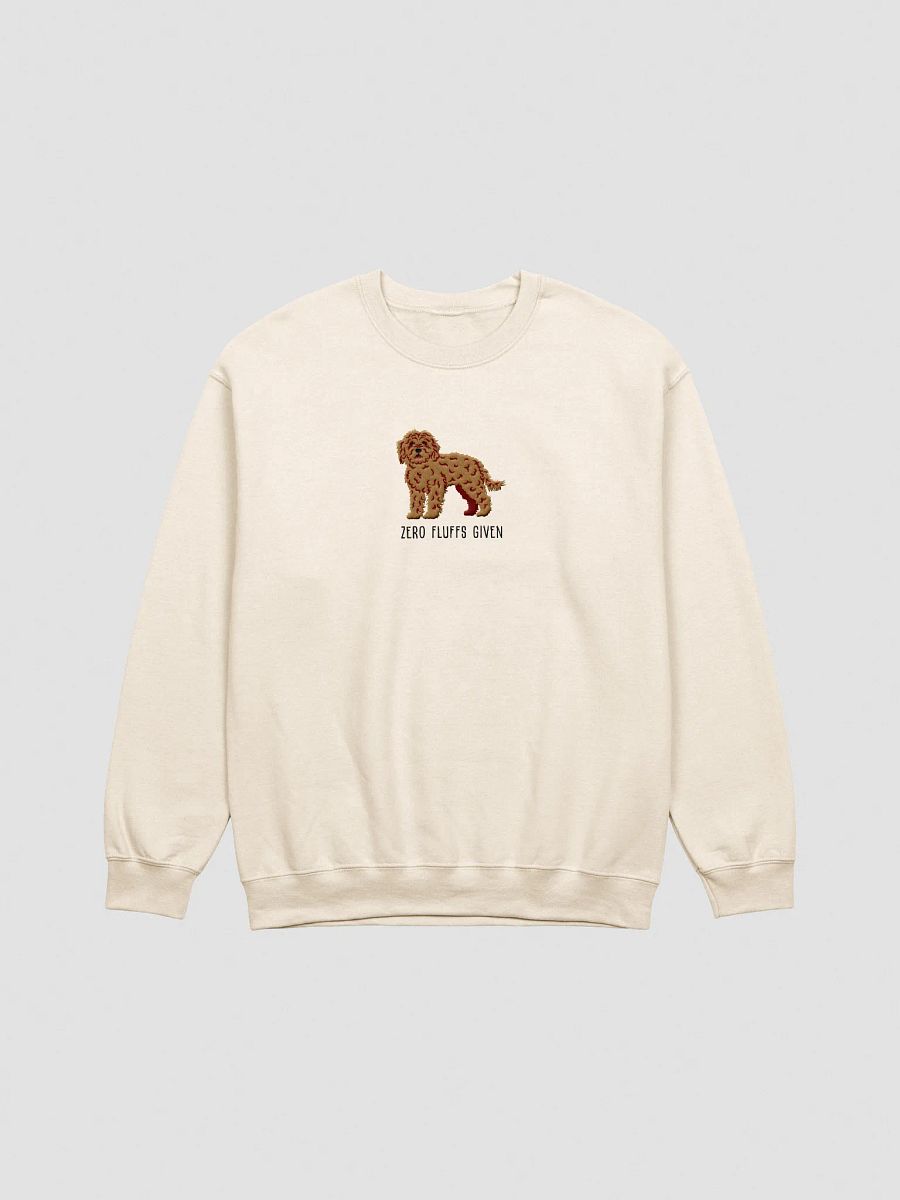 Zero Fluffs Given Sweatshirt (Embroidered) of a Cockapoo(Tan) product image (13)