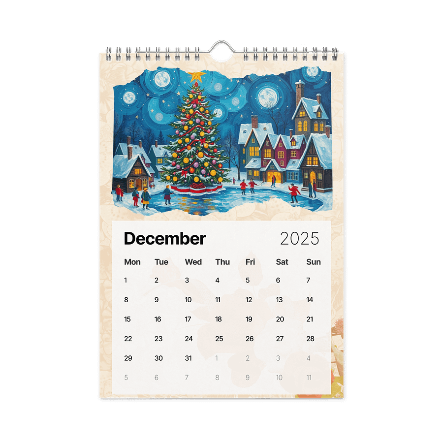 FOLK ART WALL CALENDAR 2026 product image (4)