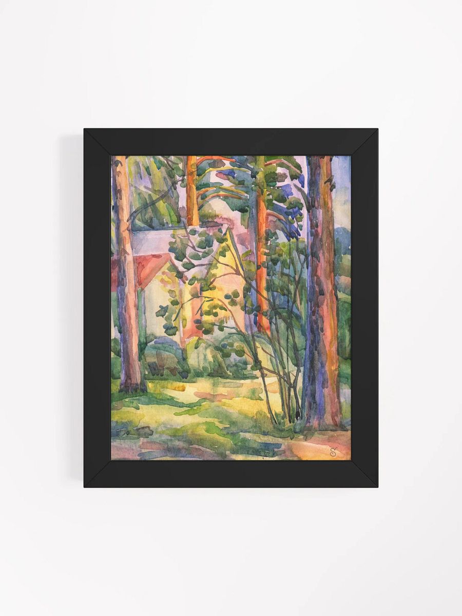 Enchanted Forest Watercolor Poster - Private House with Ffence product image (11)