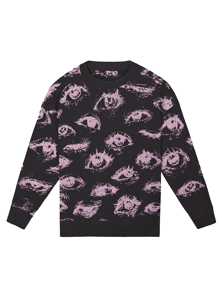 eyes on me // dark knit sweater product image (1)