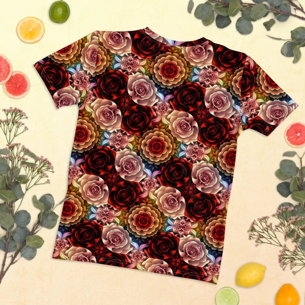 Rose Garden Dream Women's Crew Neck Tee product image (11)