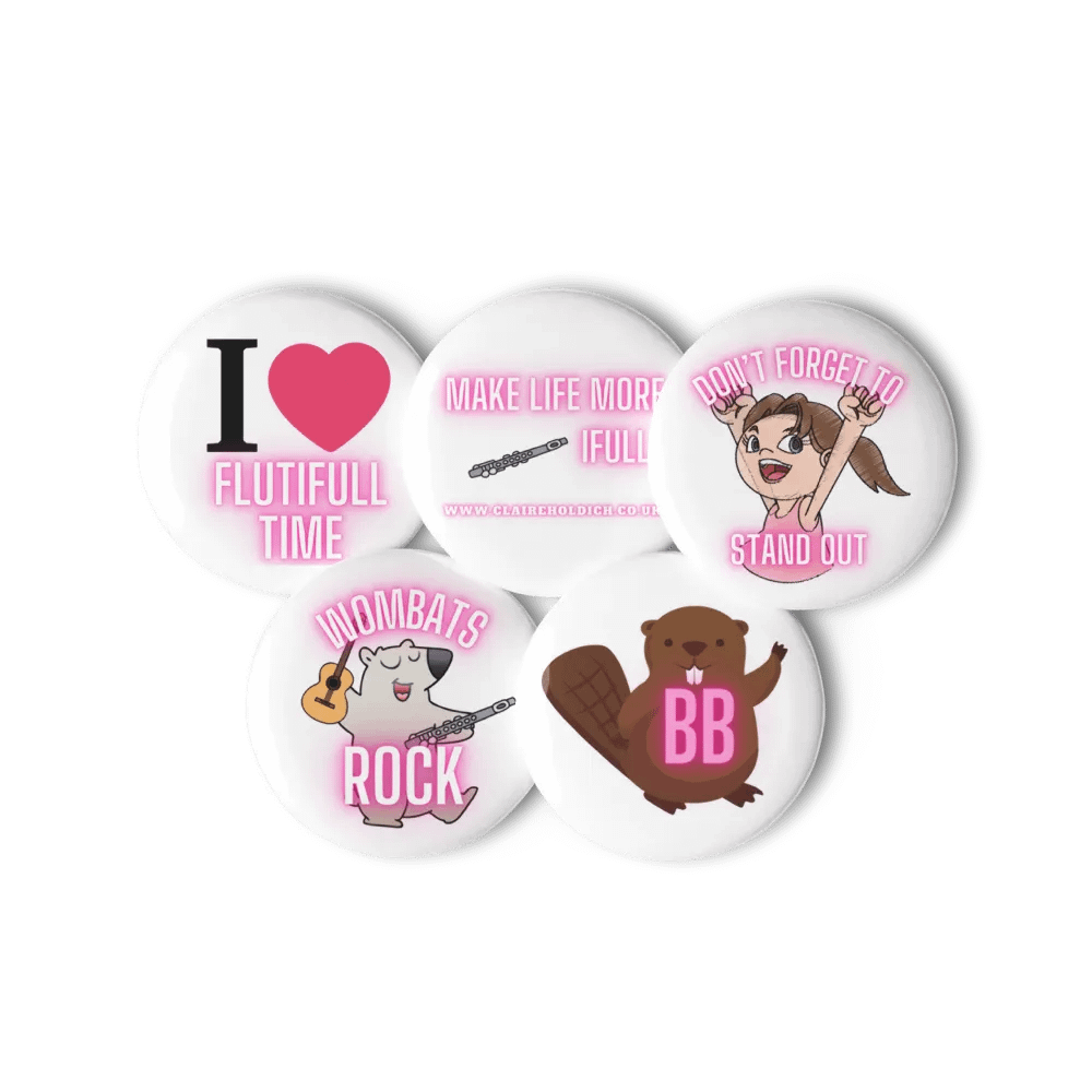 Flutifull Emoji Pin Button Set product image (11)