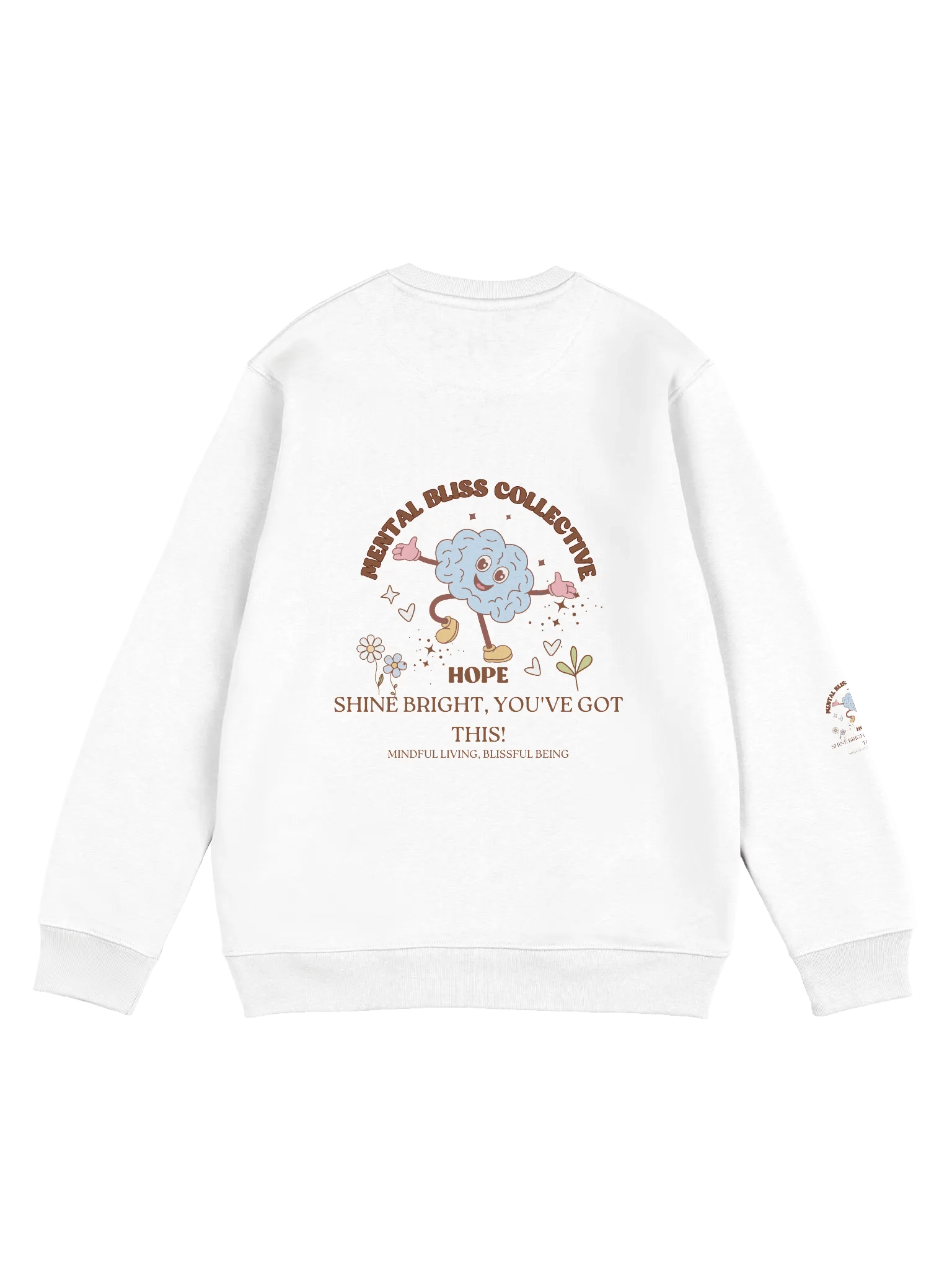 Hope Shine Bright, You’ve Got This! Organic Cotton Unisex Eco Sweatshirt product image (2)