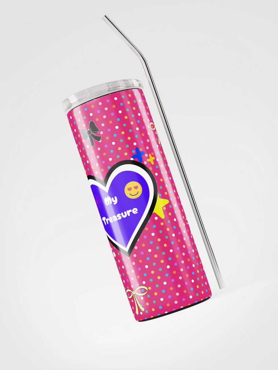 Heartfelt Eco-Friendly 20 oz Tumbler Drinkware Flasks with Insulated Lid, reusable Straw Tumbler product image (3)