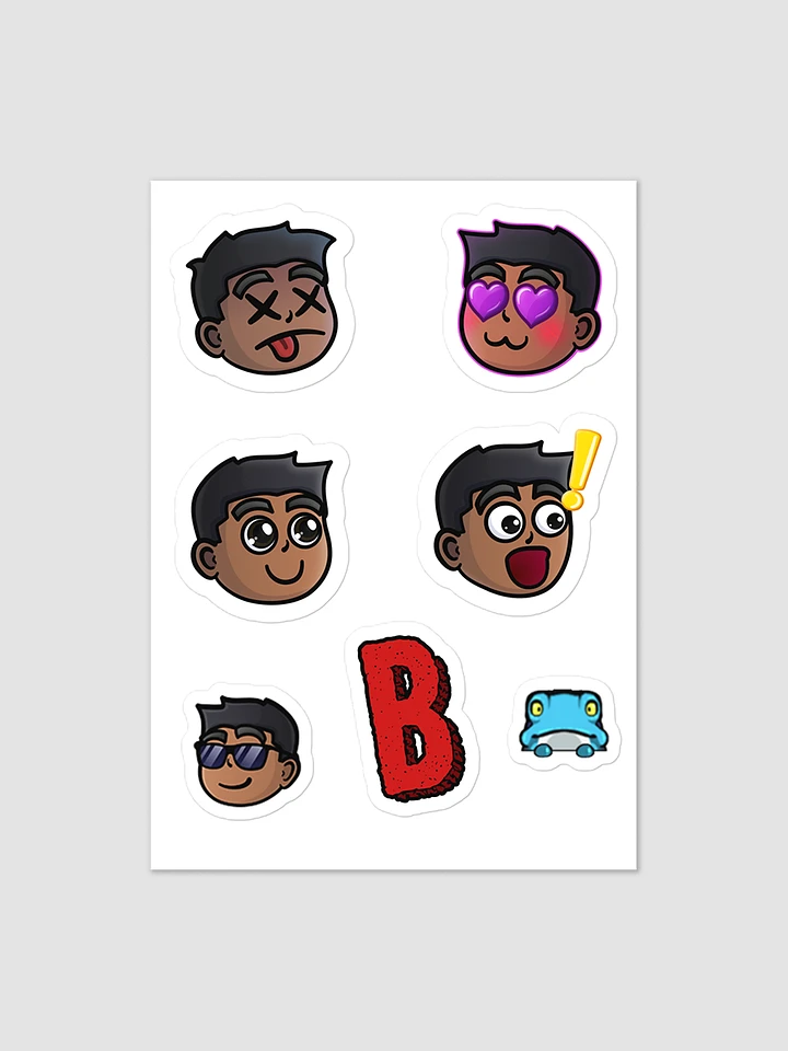 bisnap Emotes Sticker Sheet product image (1)