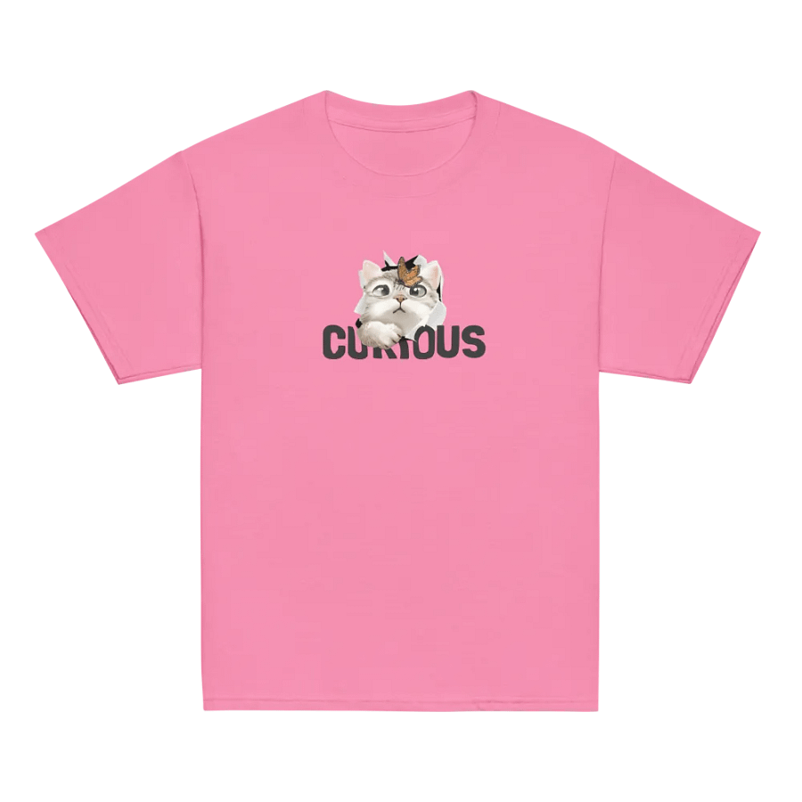 Kids T-Shirt Cute Cat Batterfly product image (2)
