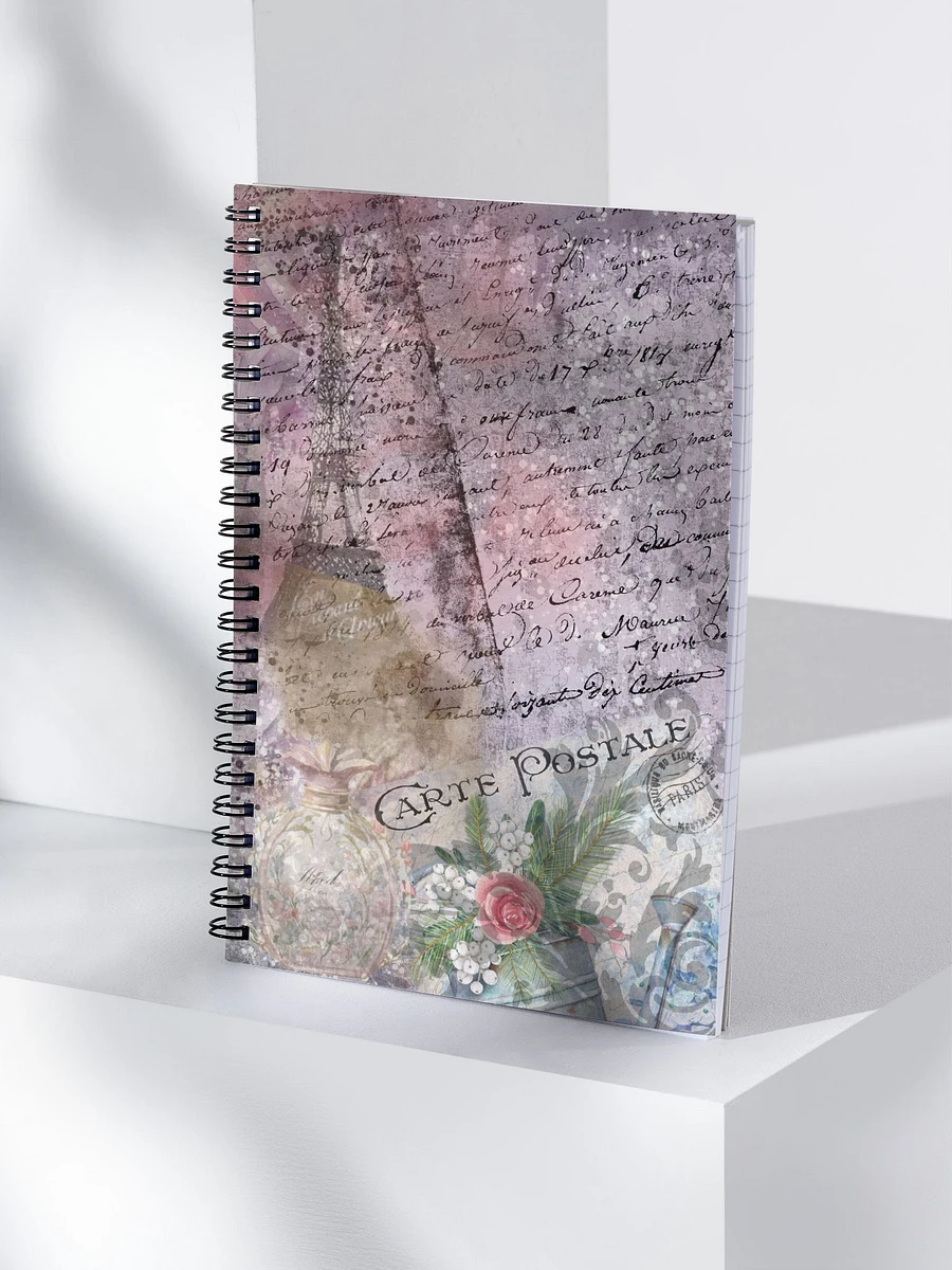 Vintage Grunge French Old Letter Covered Notebook product image (4)