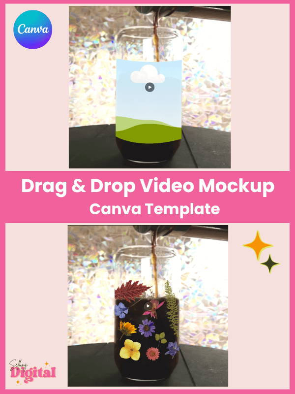Glass Tumbler Mockup Video-Canva Template product image (1)