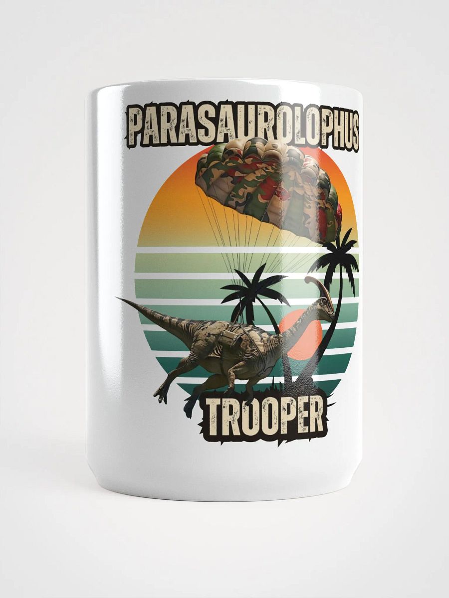 Parasaurolophus Trooper - Dinosaur Paratrooper Mug product image (5)