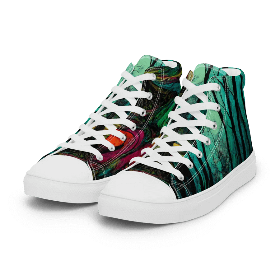 Enchanted Forest High Top Canvas Shoes product image (6)