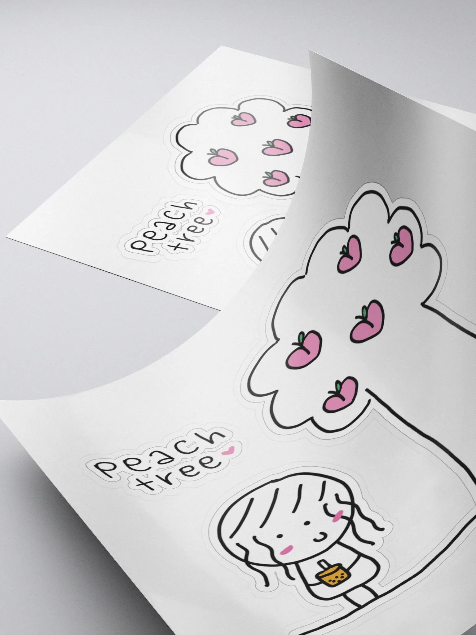 Peach Tree Sticker product image (4)