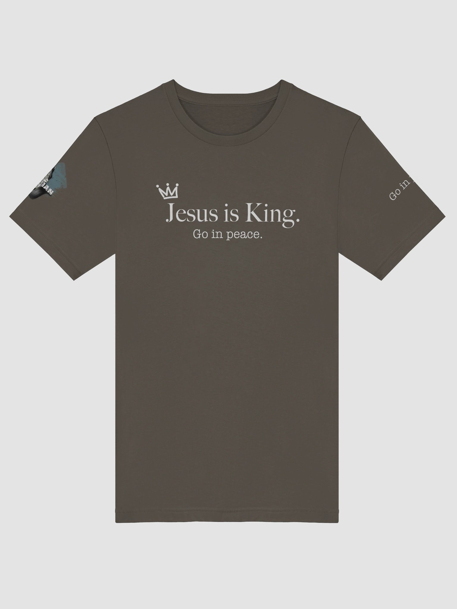 Soft unisex Jesus is King Tshirt White Text product image (52)