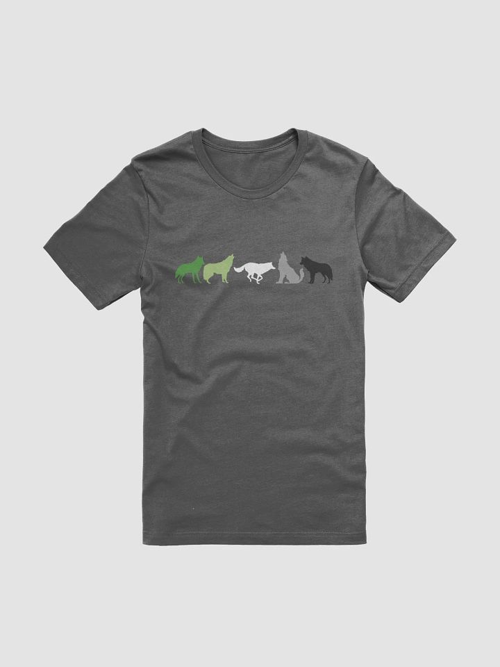 Aromantic Pride Wolves Women's T-Shirt product image (4)