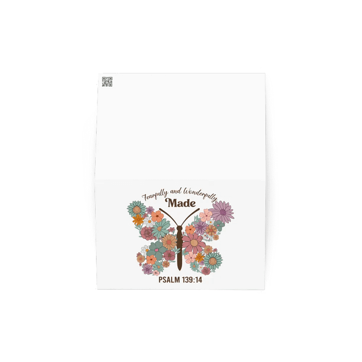 Fearfully & Wonderfully Made - Psalm 139:14 Greeting Card product image (4)