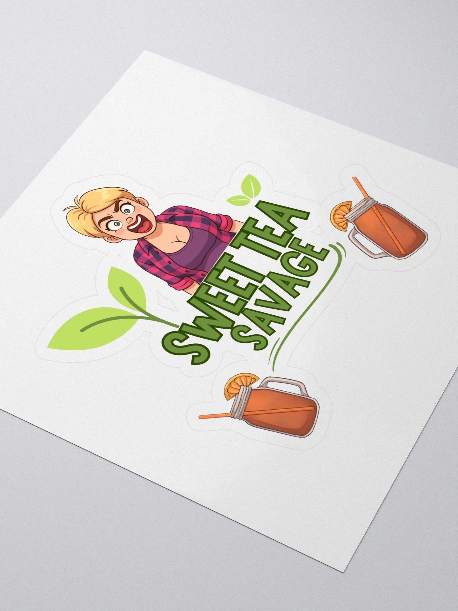 Sweet Tea Savage Sticker 🍹💋 product image (3)