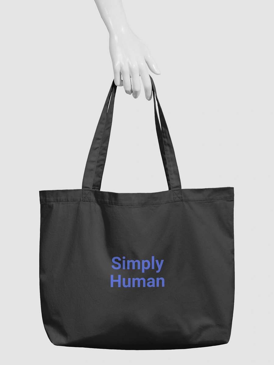 “Simply Human” My Vibe Black Tote Bag #2 product image (3)