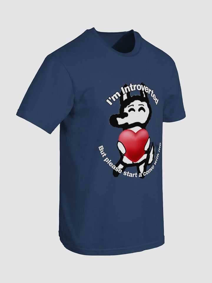 Im introverted but please talk with me heavyweight T-Shirt product image (8)