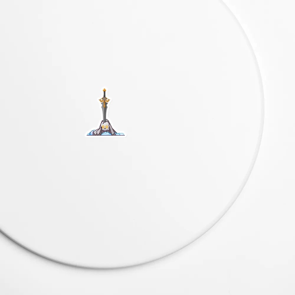 Sword in the Skull - Argent Variation - Magnet product image (5)