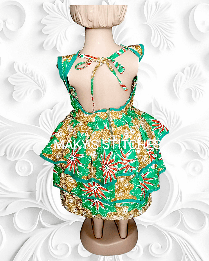 Children 3 tiered short gown product image (2)