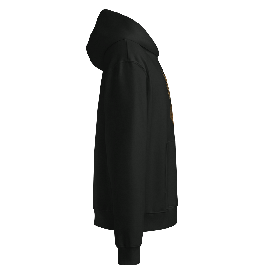 Fierce Lynx Oversized Fleece Hoodie – Bold Wildlife Streetwear product image (4)