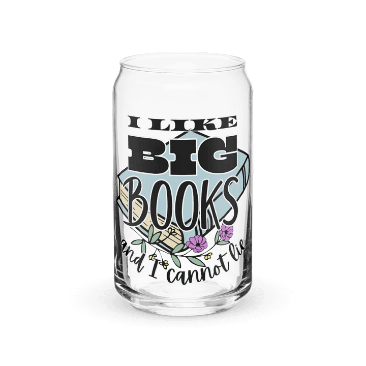 I Like Big Books Glass product image (1)