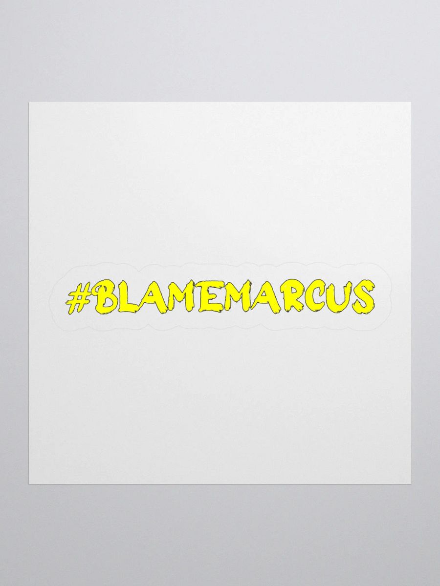 #BLAMEMARCUS Kiss Cut Stickers product image (2)