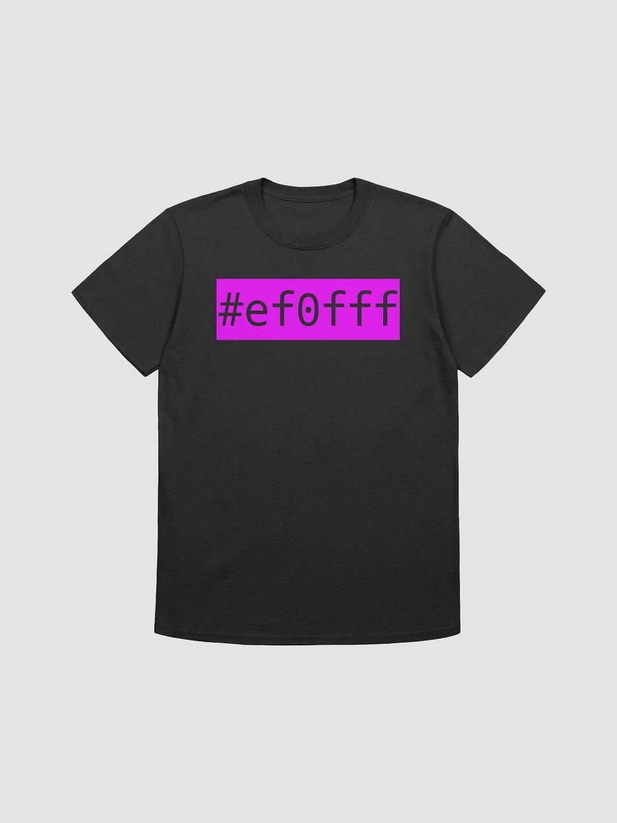 RUDE HEX CODE - #ef0fff - block (Gildan Softstyle) product image (1)