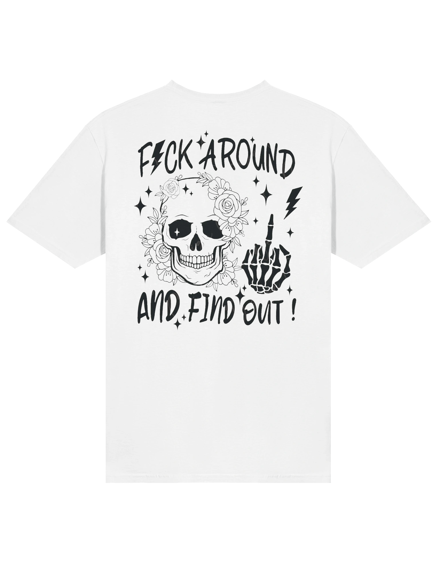 FAFO t-shirt VERSION 2 WHITE product image (4)
