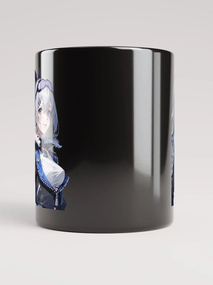Black Glossy Mug - Silverwolf (Honkai Star Rail) product image (2)