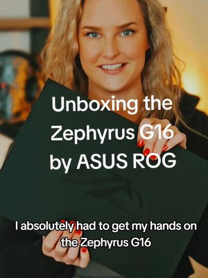 Unboxing the Zephyrus G16 from @ASUS ROG #Unboxing #gaming #streamer 
