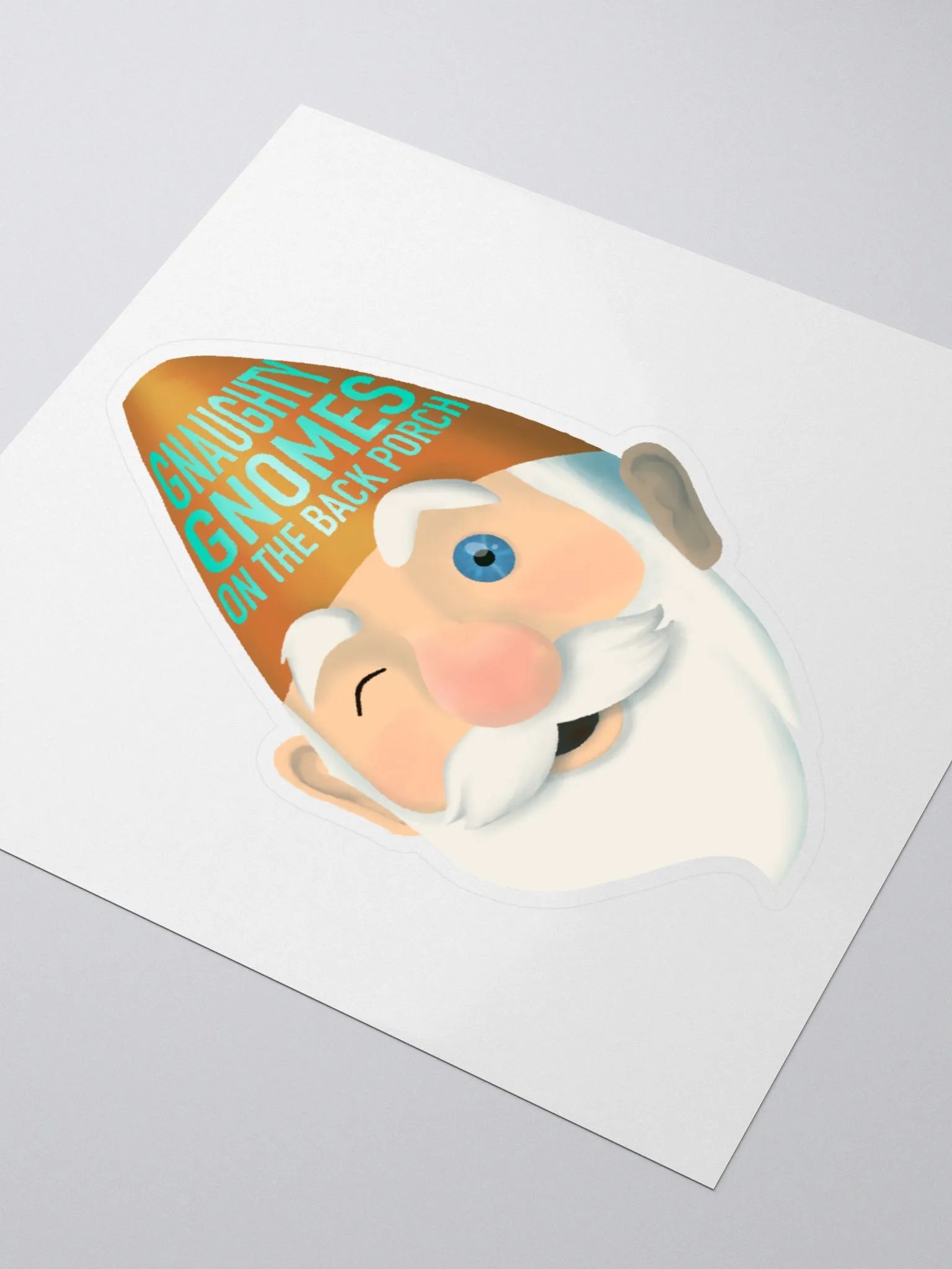 Gnaughty Gnome Sticker product image (3)