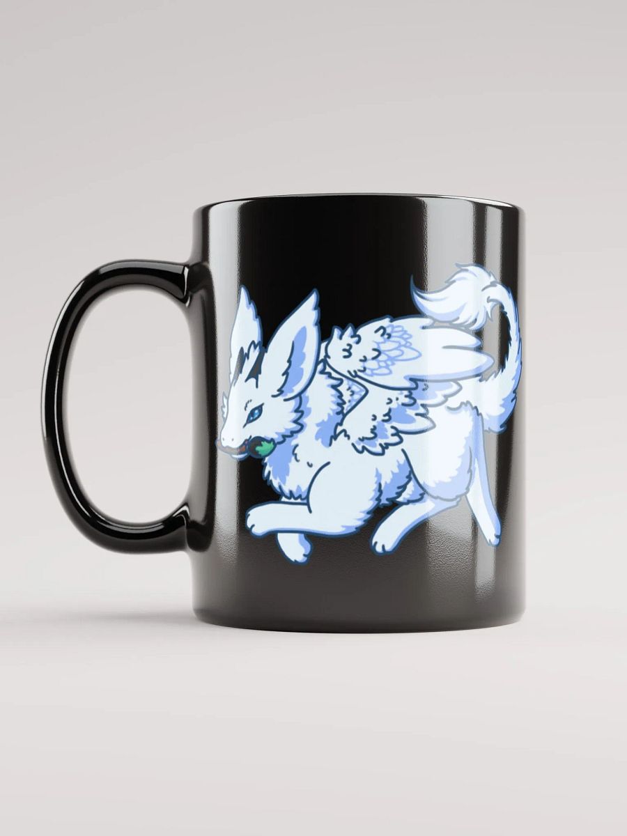 Floof Dergen Artist Glossy Black Mug product image (1)