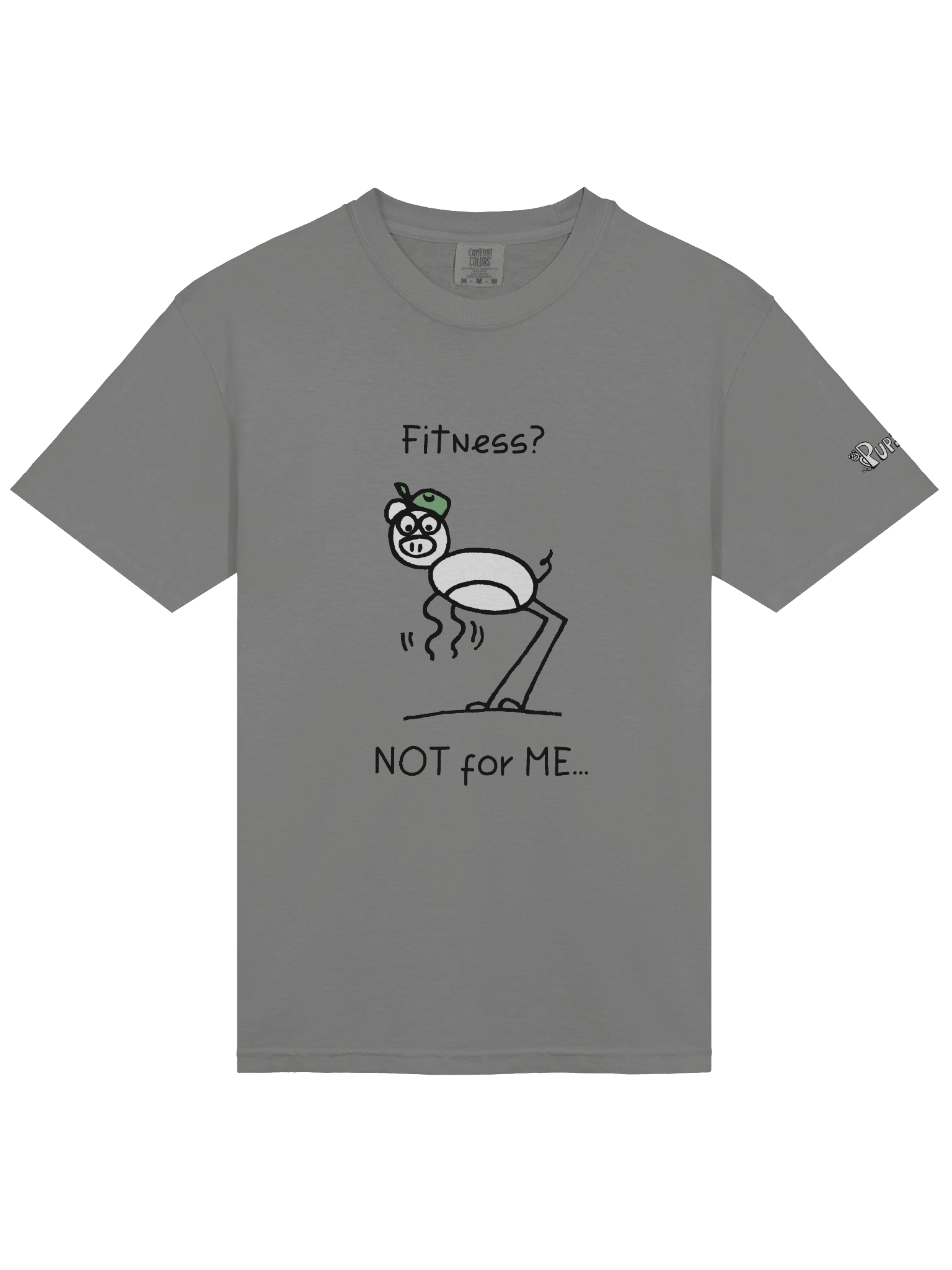 'Fitness? not for Me' Pupsies! Heavyweight T-Shirt product image (23)